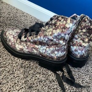 Floral boots